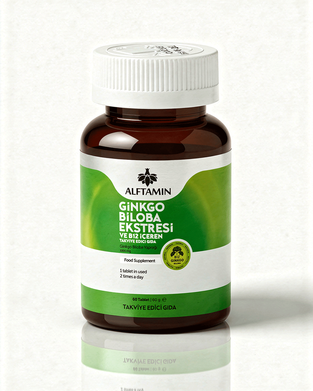 Alftamin Ginkgo Biloba Ekstresi + B12 - 3