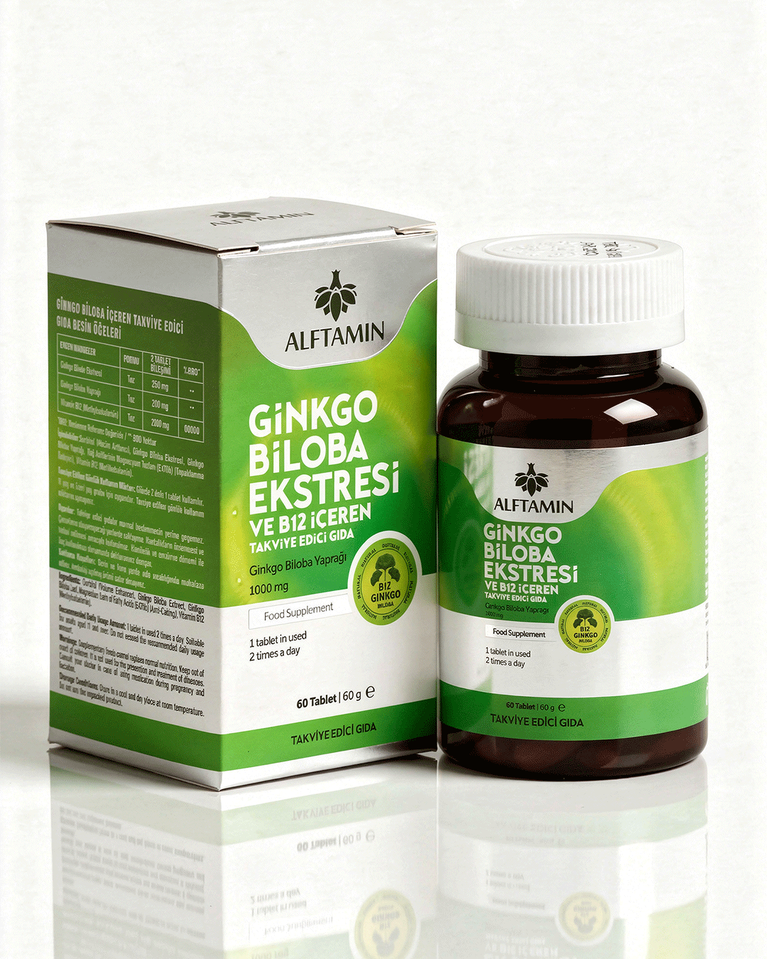 Alftamin Ginkgo Biloba Ekstresi + B12 - 2