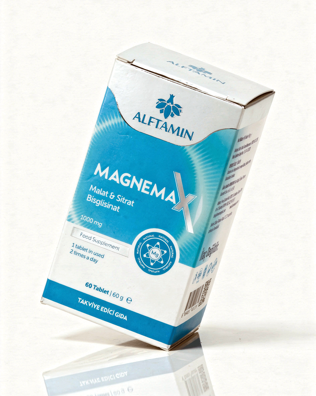 Alftamin Magnemax (Magnezyum Malat + Sitrat + Bisglisinat) - 4